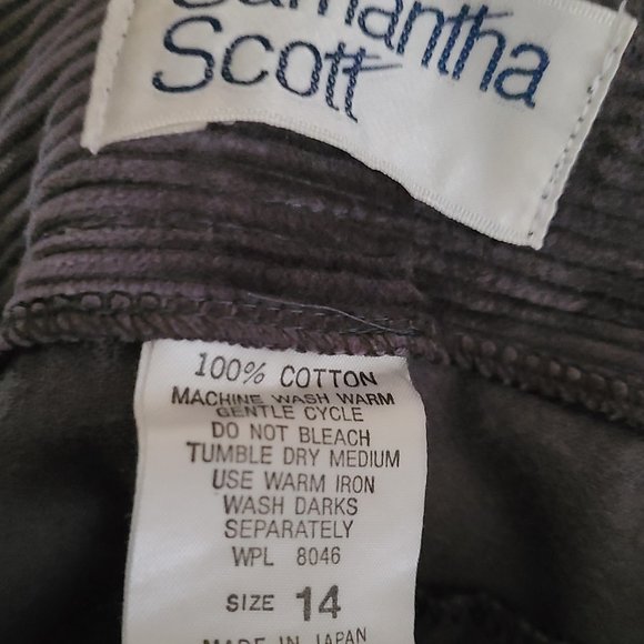 Grey Corduroy Skirt and Jacket Set - Picture 12 of 13